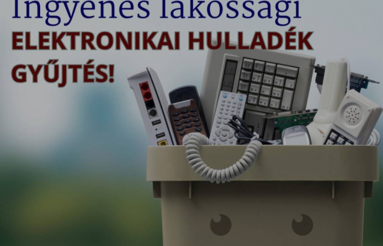 Ingyenes lakossági elektronikai hulladék gyűjtés!