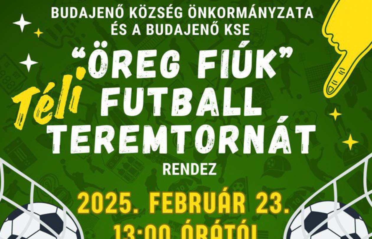 Téli „öreg fiúk” futball teremtorna